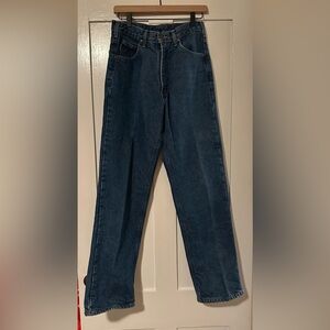 Carhartt Dark Blue Relaxed Fit Lined Jeans